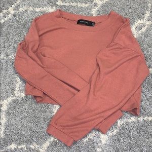 red/maroon long sleeve princess polly shirt